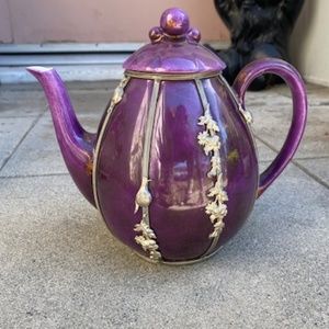 Porcelaine De Limoges Teapot by Designer Martine Goron Paris